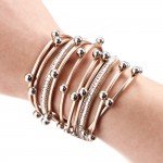 17KM 3 Color Fashion Multiple Layers Charm Bracelet For Women Vintage Leather Bracelets &amp; Bangle Femme Party Jewelry Wholesale