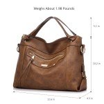 Handbags for Women Large Capacity Purse PU Leather Office Shoulder Bag