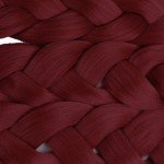 Lady Miranda Pure Color Jumbo Braid Synthetic Hair Extensions 41" 165 g / Piece (Burgundy3) 