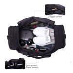 Travel Duffel Bag 21'' Large Unisex Weekender Bag TSA Friendly Carry-on Luggage Tote Overnight Bag