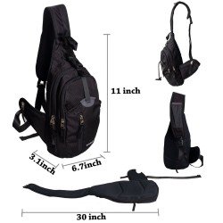 Military Sport Pack Shoulder Sling Backpack Men Women Chest Gym Bag