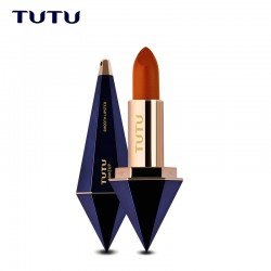 1 Piece Diamond Lip Stick Lip & Eye Makeup TUTU Brand Velvet Matte Lipstick Long-lasting Batom