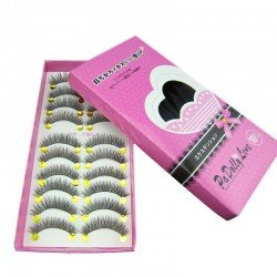 10Pair Crisscross Natural False Eyelashes Eye Lashes Cross False Lashes Voluminous Makeup Eyelash Extension Fake Lash Maquillaje