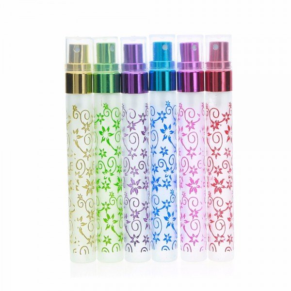 10ml Small Empty Aromatic Fragrance Flower Printing Fine Mist Spray Perfume Bottle Atomizer For Valentines Gift #230849