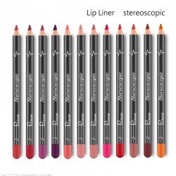 12PCS PUDAIER Nude Matte Sexy Lip Pencil Moisturizing Waterproof Long-lasting Matte Lipstick Crayon Lip Makeup Cosmetic