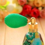 12ml Fashion Polymer Perfume Atomizer Empty Refillable Scent Devider Vintage Bottle Spray Bulb With Gasbag Fimo Sweet Gift Color