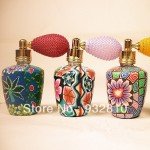15ml Colorful Gasbag Perfume Sprayer Atomizers Glass Jars Makeup Containers Personalized Gifts for Women 10pcs/lot CE305
