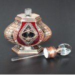 1PC 10ml Vintage Metal Perfume Bottle Retro Arab Style Essential Oil Bottle Antiqued Alloy Wedding Craft Gift