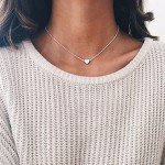 2017 New Simple Women circle Gold Chain Choker Necklace Chocker Jewelry Collana Bijoux Fashion Jewelry Gift #250975