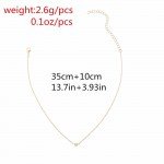 2017 New Simple Women circle Gold Chain Choker Necklace Chocker Jewelry Collana Bijoux Fashion Jewelry Gift #250975