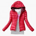 2018 New Brand Autumn Spring Women Basic Jacket Female Slim Zipper Hooded Cotton Coats Casual Black Winter Jackets