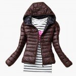 2018 New Brand Autumn Spring Women Basic Jacket Female Slim Zipper Hooded Cotton Coats Casual Black Winter Jackets