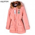 2018 New Parkas Female Women Winter Coat Thickening Cotton Winter Jacket Womens Outwear Parkas for Women Winter