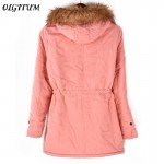 2018 New Parkas Female Women Winter Coat Thickening Cotton Winter Jacket Womens Outwear Parkas for Women Winter