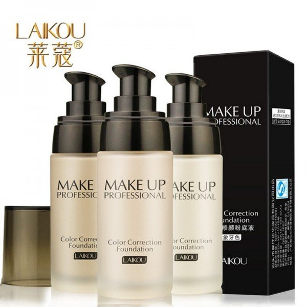 2018 New Women Pro 3 Colors Nude Makeup Face Foundation Liquid Cover Concealer Long Lasting Moisturizing Facial Base Liquid