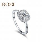 2018 ROXI Brand Anillos Fashion Jewelry Rings for Women White Rose Gold Color Zirconia Environmental Rhinestone Wedding Rings