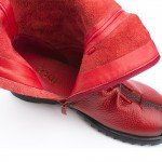 2018 Vintage Style Genuine Leather Women Boots Flat Booties Soft Cowhide Women's Shoes Front Zip Ankle Boots zapatos mujer