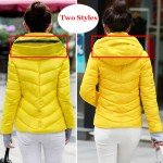 2018 new ladies fashion coat winter jacket women outerwear short wadded jacket female padded parka women's overcoat