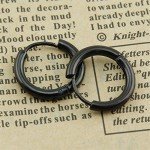 316L Surgical Stainless Steel Hoop Earrings Mens Womens Small Huggie Hoop Earrings(3 Pairs)