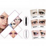 3D Fiber Mascara Long Eyelash Silicone Brush Curving Lengthening Mascara Waterproof Makeup eye Cosmetic