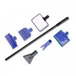 5 in 1 Complete Aquarium Fish Tank Clean Set Fish Net + Rake + Scraper + Fork + Sponge