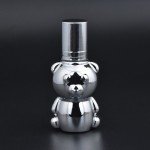 8ml Lovely Bear Shape Essential Oils Perfume Bottle Roller on Glass Bottle Mini Fashion Cute Empty Refillable Bottles Gift