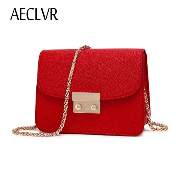 AECLVR Small Women Bags PU leather Messenger Bag Clutch Bags Designer Mini Shoulder Bag Women Handbag Hot Sale bolso mujer purse