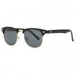 AEVOGUE Polarized Sunglasses Semi-Rimless Frame Brand Designer Classic AE0369