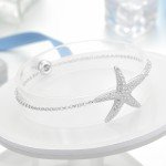 ANFASNI New Silver Color Starfish Bracelet & Bangle Adjustable Pulseras Mujer Charm Bracelet For Women Bridal Wedding Jewelry
