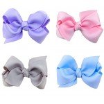 Abbyling68 2'' Girl Hair Manual Chiffon Flower Hairpin 20pcs