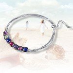 Aienid Stainless Steel Necklaces for Couples Heart Matching Rings for Men and Women Pendant Rope CZ
