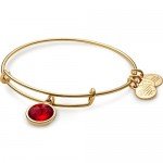 Alex and Ani Bangle Bar Imitation Birthstone Bangle Bracelet, 2.75"
