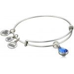 Alex and Ani Birth Month Charm with Swarovski Crystal Bangle Bracelet