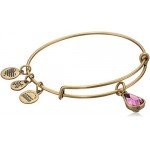 Alex and Ani Birth Month Charm with Swarovski Crystal Bangle Bracelet