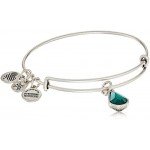 Alex and Ani Birth Month Charm with Swarovski Crystal Bangle Bracelet