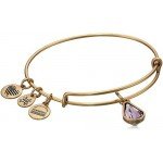 Alex and Ani Birth Month Charm with Swarovski Crystal Bangle Bracelet
