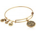 Alex and Ani Initial Expandable Wire Bangle Bracelet, 2.5" Alex and Ani Initial Expandable Wire Bangle Bracelet, 2.5"