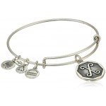 Alex and Ani Initial Expandable Wire Bangle Bracelet, 2.5" Alex and Ani Initial Expandable Wire Bangle Bracelet, 2.5"