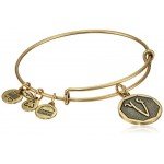 Alex and Ani Initial Expandable Wire Bangle Bracelet, 2.5" Alex and Ani Initial Expandable Wire Bangle Bracelet, 2.5"
