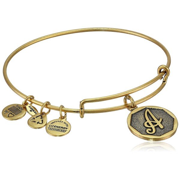Alex and Ani Initial Expandable Wire Bangle Bracelet, 2.5" Alex and Ani Initial Expandable Wire Bangle Bracelet, 2.5"