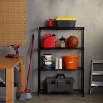 Basics 3-Shelf Shelving Unit - Black