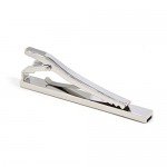 Anfly Onyx Tie Clips Tie Bar Pin Rhodium Plating Fashion Necktie Tie Clip Bar Wedding Business Gifts with Elegant Box