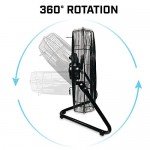 B-Air FIRTANA-20 X 20" Multi Purpose High Velocity Floor Fan