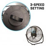 B-Air FIRTANA-20 X 20" Multi Purpose High Velocity Floor Fan