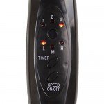 BLACK+DECKER BFSR16B 16 in. Stand Fan with Remote Control, Black