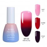 BORN PRETTY 10ML Thermal Nail Gel Polish 3 in 1 Temperature Color Changing Nail Art Soak Off UV Gel Varnish Long Lasting Gel