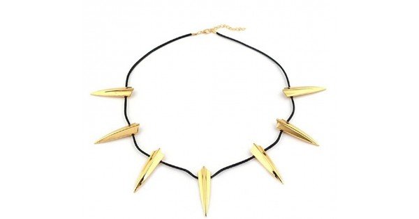 BP GOLD Black panther necklace black 