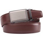 Belt for Men,Bulliant Men's Click Ratchet Belt Of Genuine Leather,Trim to Fit