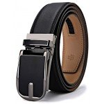 Belt for Men,Bulliant Men's Click Ratchet Belt Of Genuine Leather,Trim to Fit