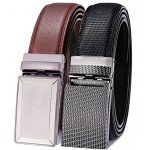 Belt for Men,Bulliant Men's Click Ratchet Belt Of Genuine Leather,Trim to Fit